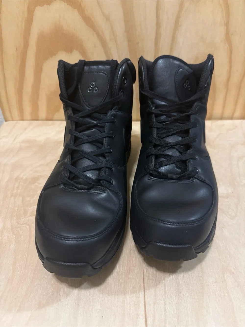 Nike ACG 2015 black leather Shoes/boots , Mens Size 13
